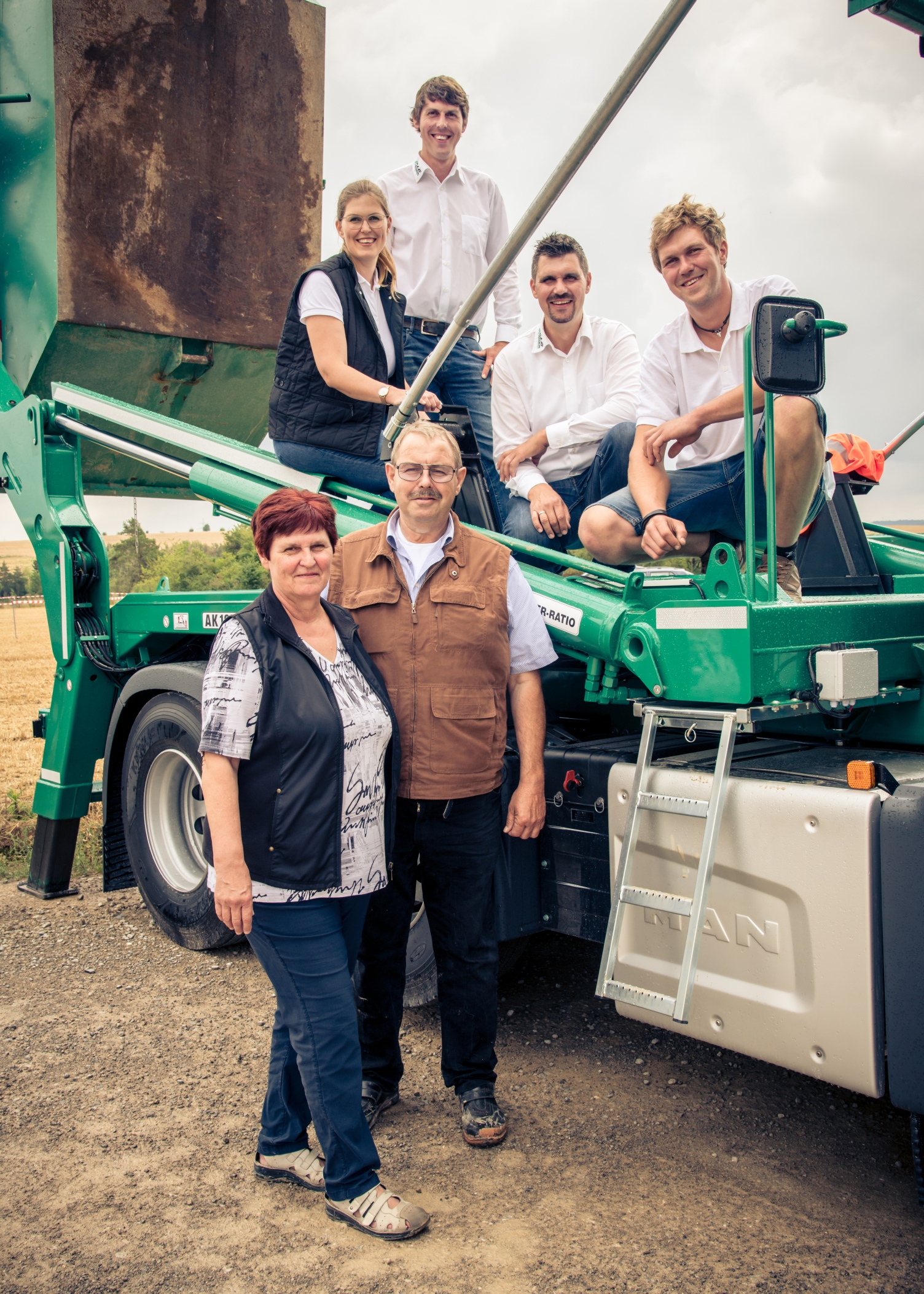 Die Familie Haaf © Fotostudio Menth