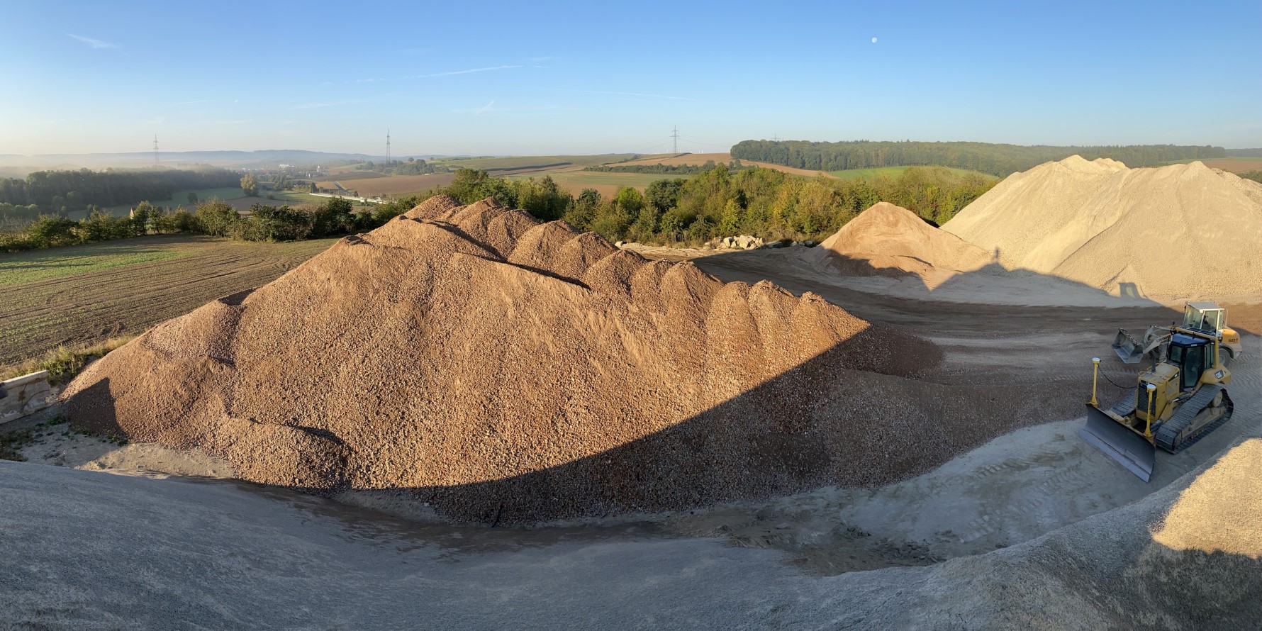 Das Ergebnis: 6000 Tonnen Bauschutt wurden recycelt und zu neuwertigen Baustoffen. © Haaf Firmengruppe